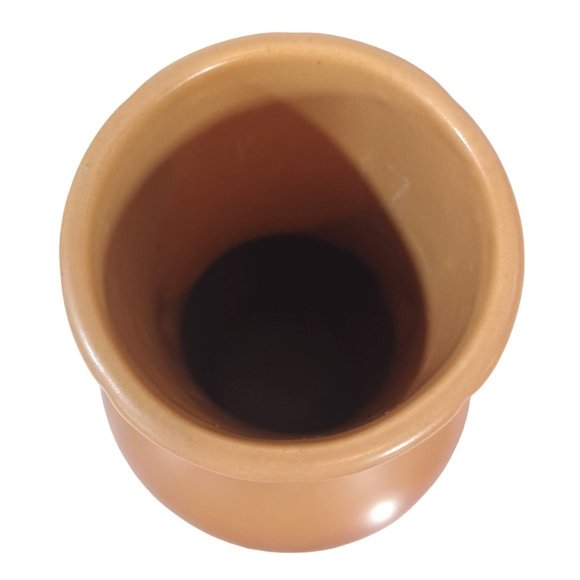 Weller Pottery Amber Gold Rose Vine Amphora  2 Handle Vase G 4 Gloria Vintage - Picture 4 of 6